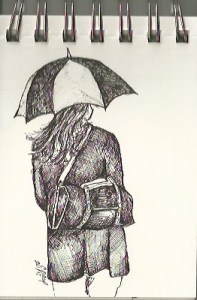 umbrella girl